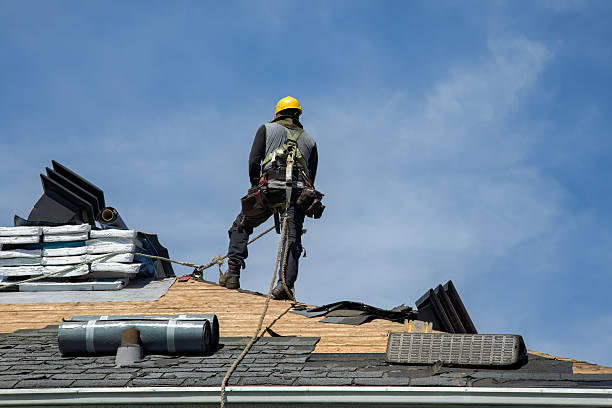 Professional Gutter Installation technician working in Osawatomie, KS
